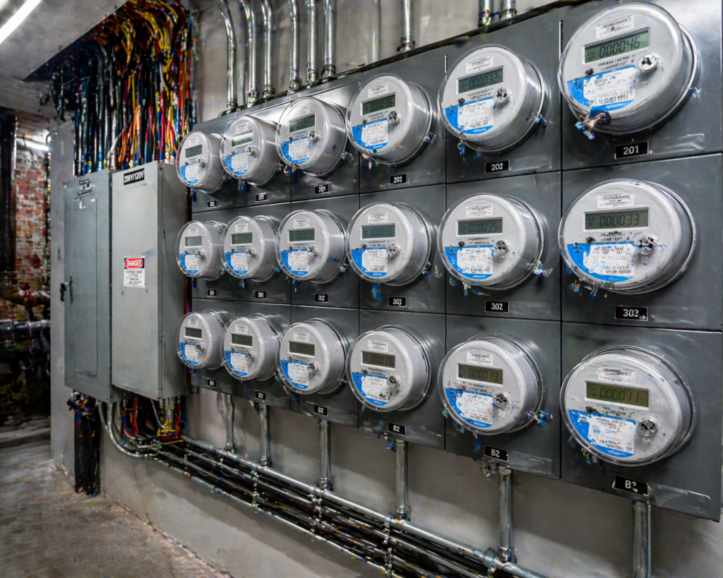 electrical sub metering installation